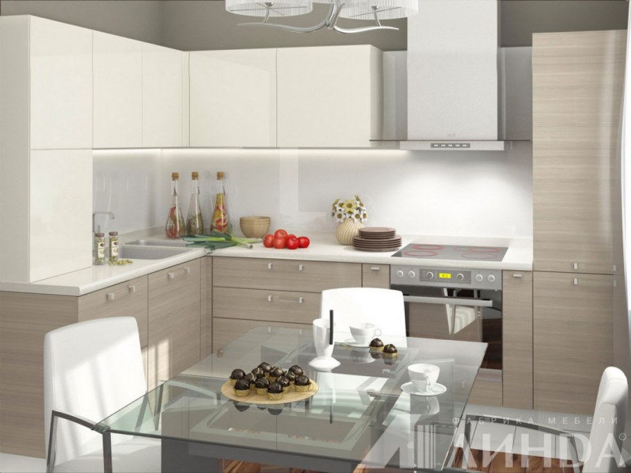 Глянцевые кухни