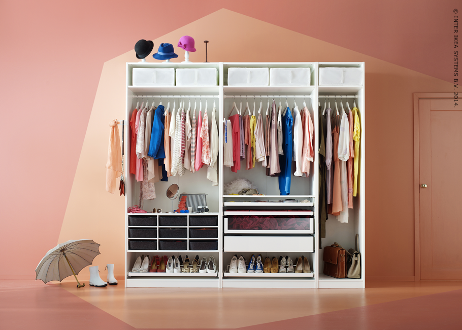 Большой обувной шкаф