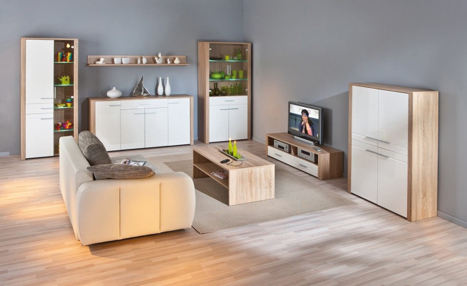 Дуб сонома светлый в интерьере