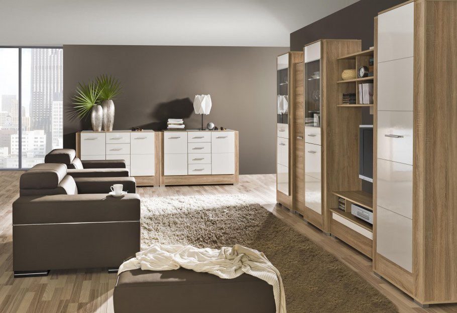 Мебель цвет дуб сонома "Кастель-09"