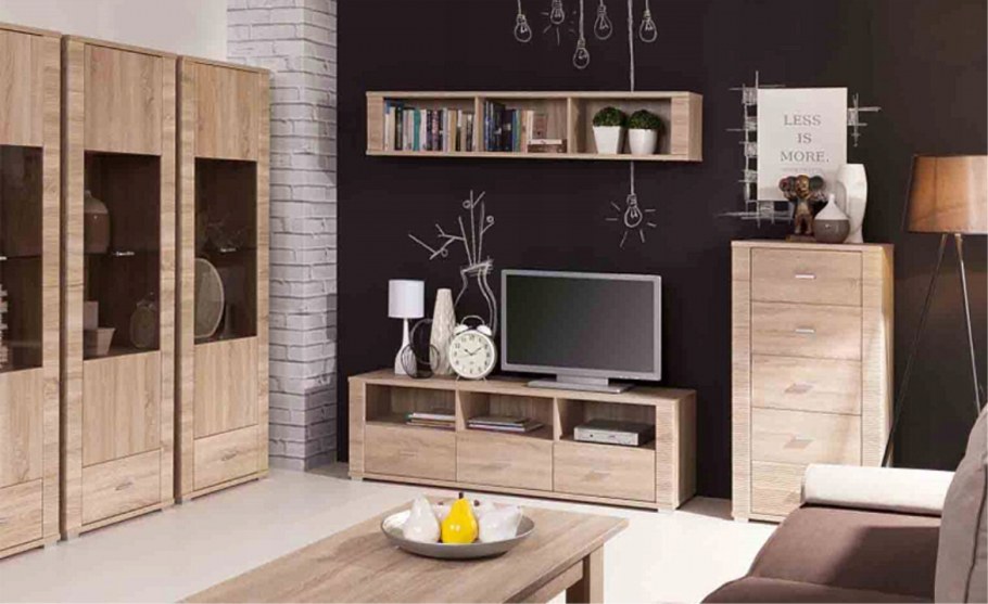 Мини-гостиная Лоя (дуб сонома/белый)