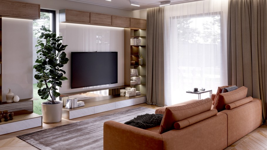 Модные ТВ зоны