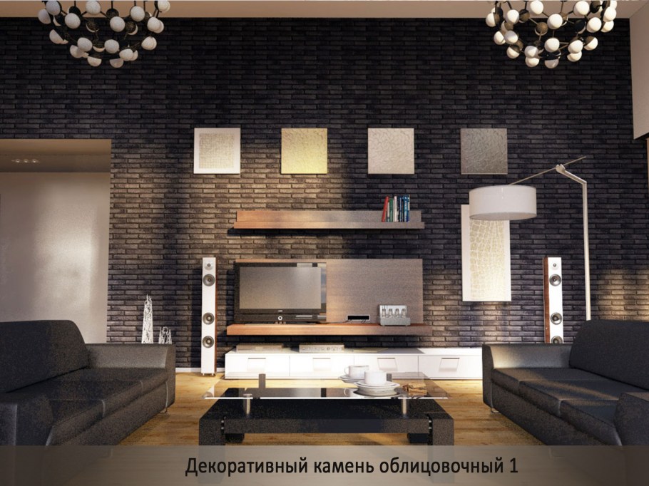 Кирпич белый в интереье