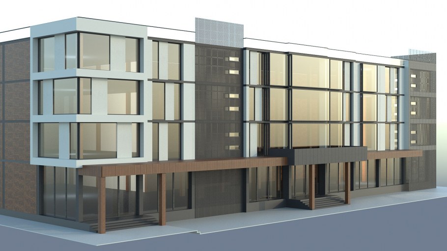 Фасады гостиниц в современном стиле