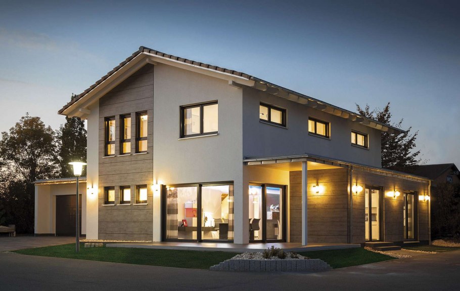 Фасады домов современные тренды