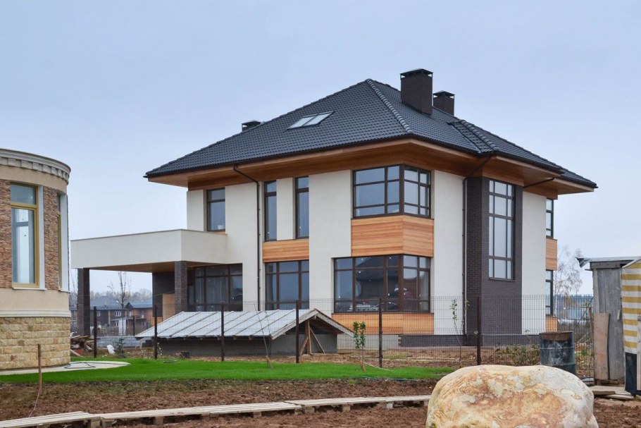 Отделка каркасного дома снаружи