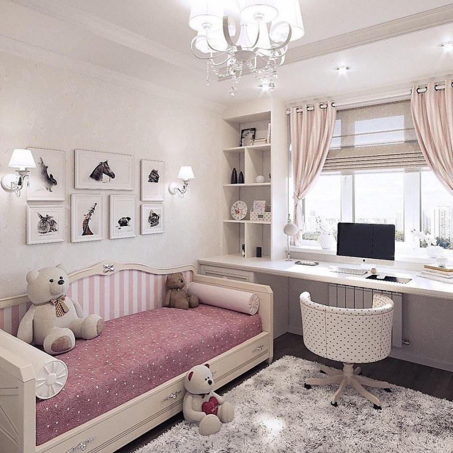 Детская комната для девочки школьницы