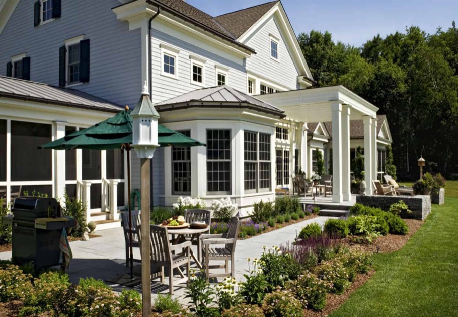 Дома в американском стиле двухэтажные