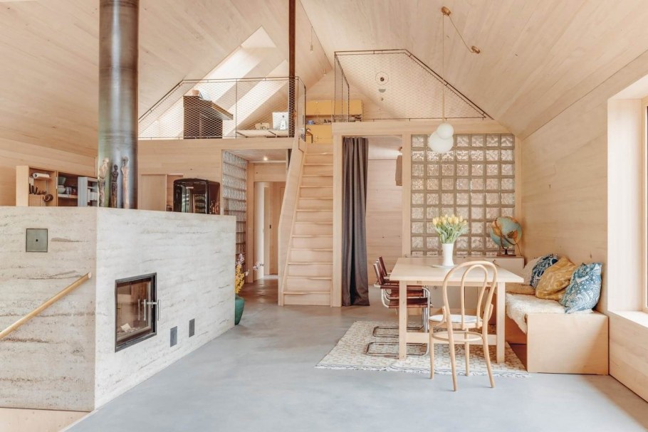 Барнхаус интерьер кухни