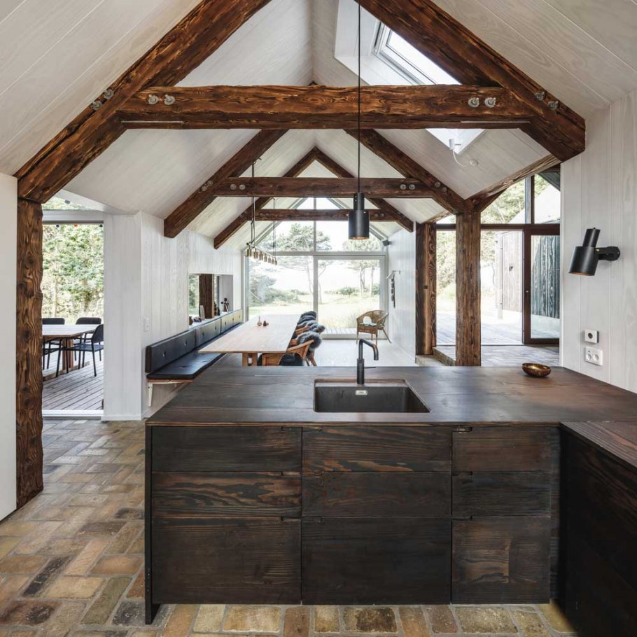 Барнхаус планировка с антресолью