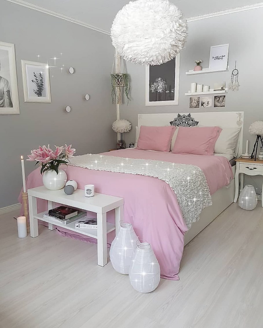 Сиреневая комната для девочки подростка