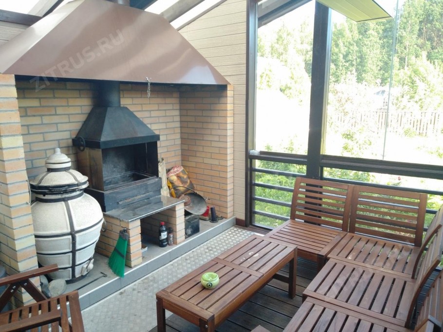 Интерьер летней кухни