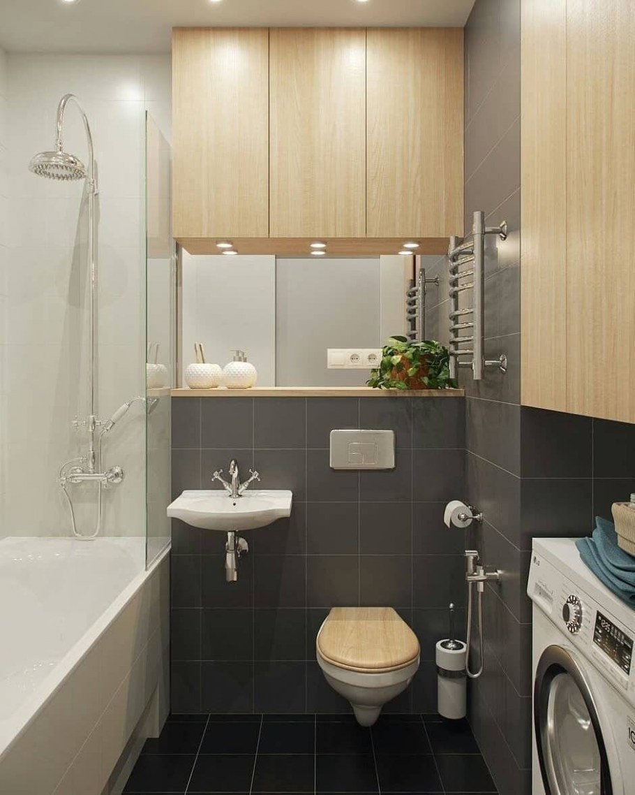 Ванная в малогабаритной квартире