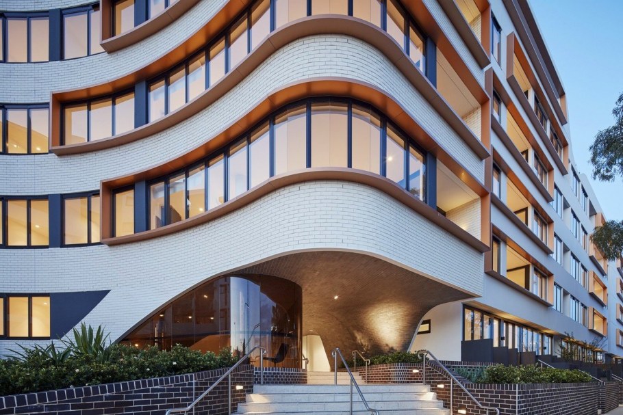 Фасад жилого здания в Мехико Kiral»