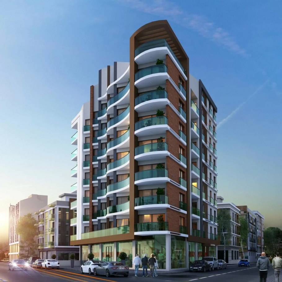 Много эиажный жилой дом