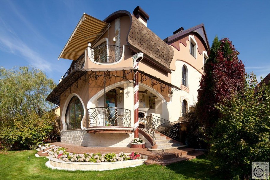 Коттедж в стиле ар нуво