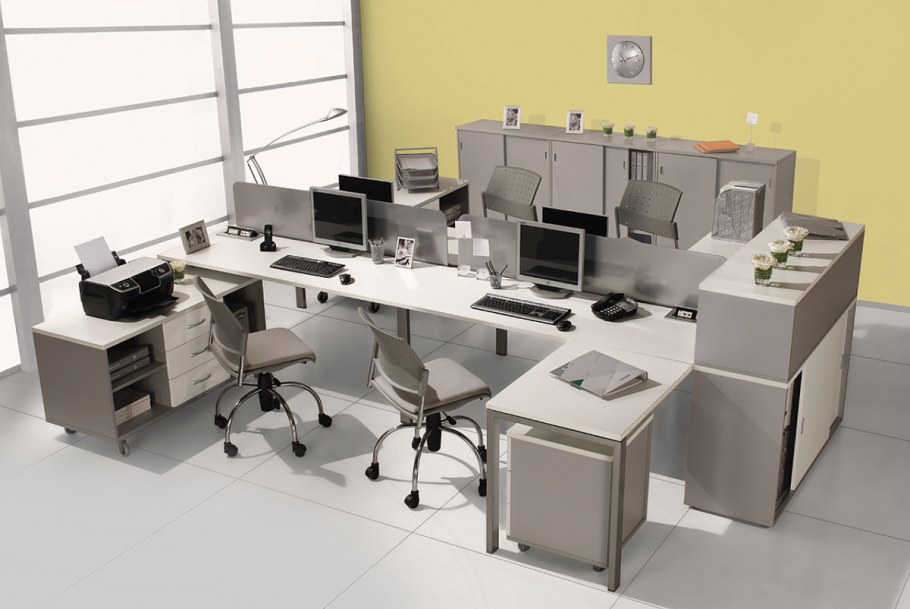 Расстановка офисной мебели