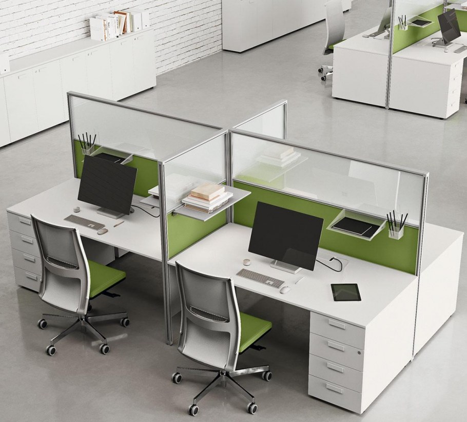 Расстановка мебели в маленьком офисе