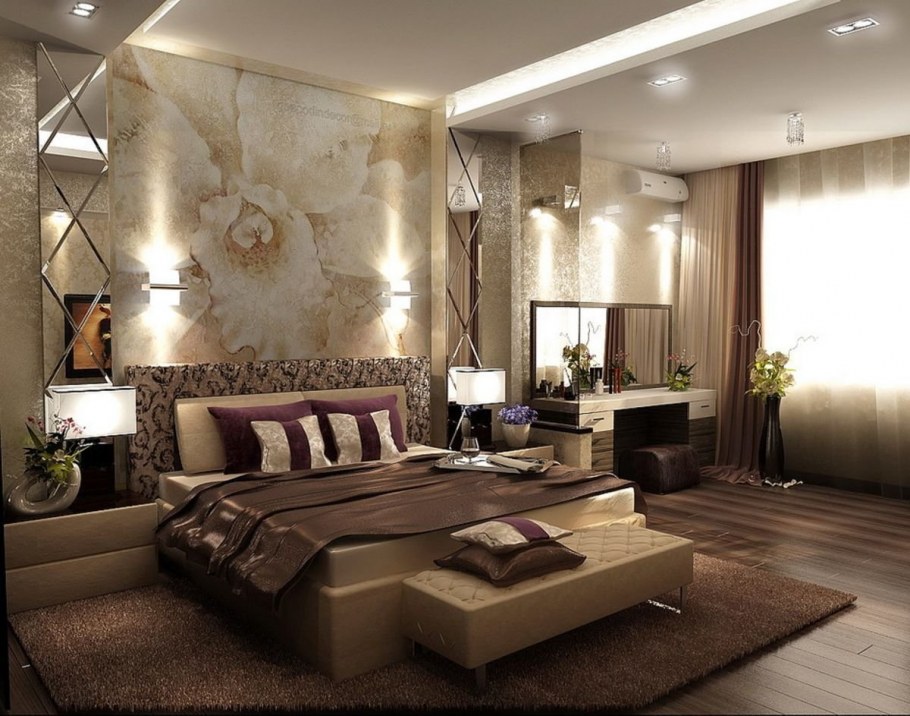 Интерьер зала в трехкомнатной квартире