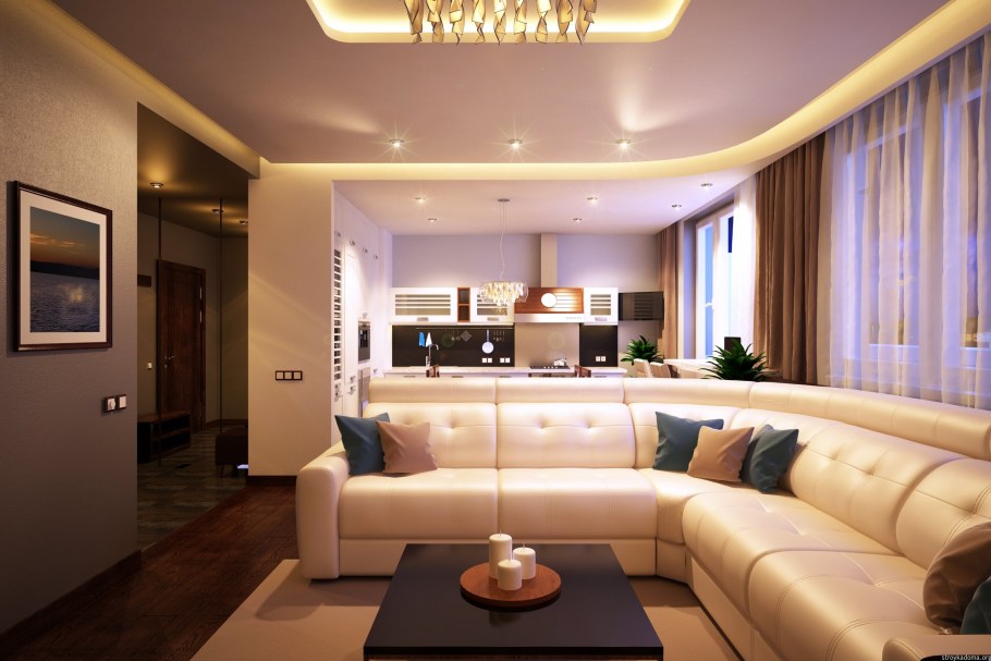 Дизайнерские проекты квартир трехкомнатной