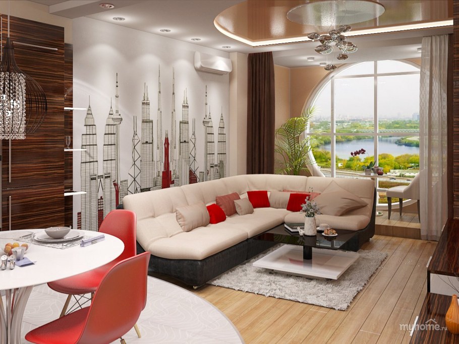 Интерьер двухкомнатной квартиры