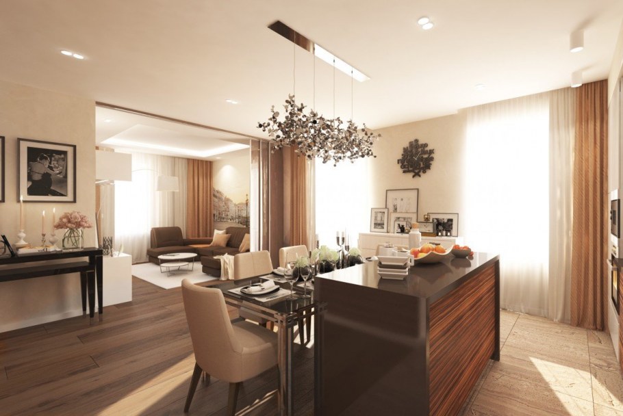 Дизайнер трехкомнатной квартиры