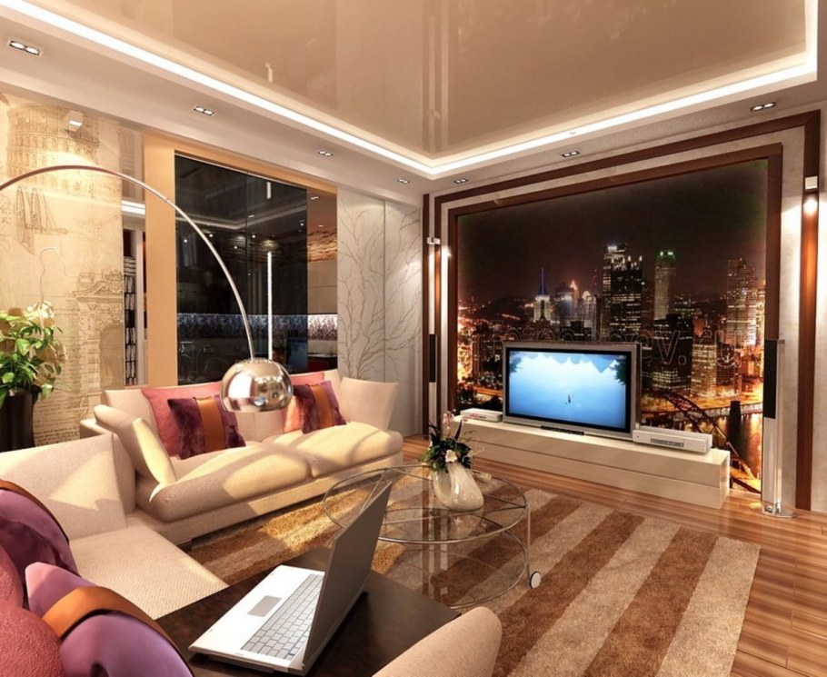 Дизайн проект трехкомнатной квартиры 80 кв.м