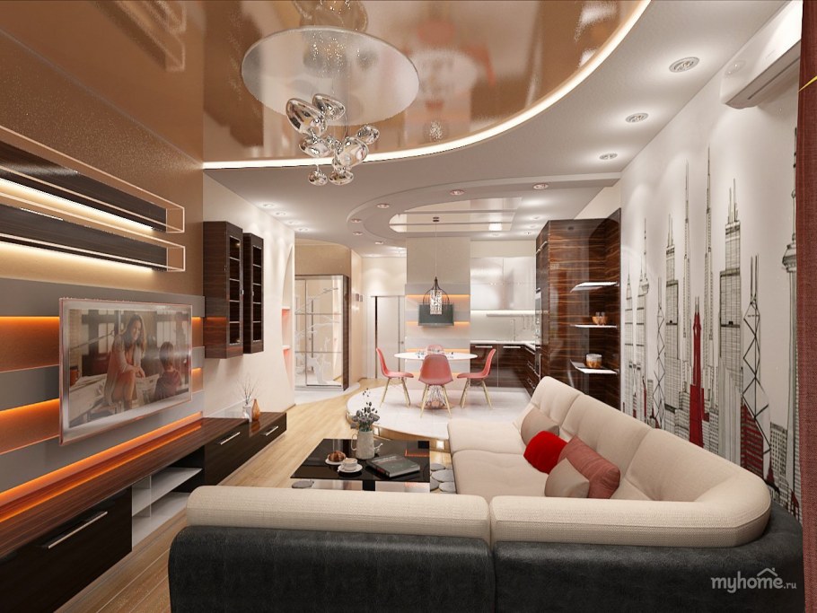 Интерьер 4 комнатной квартиры