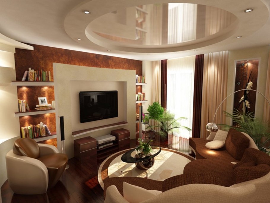 Интерьер четырехкомнатной квартиры