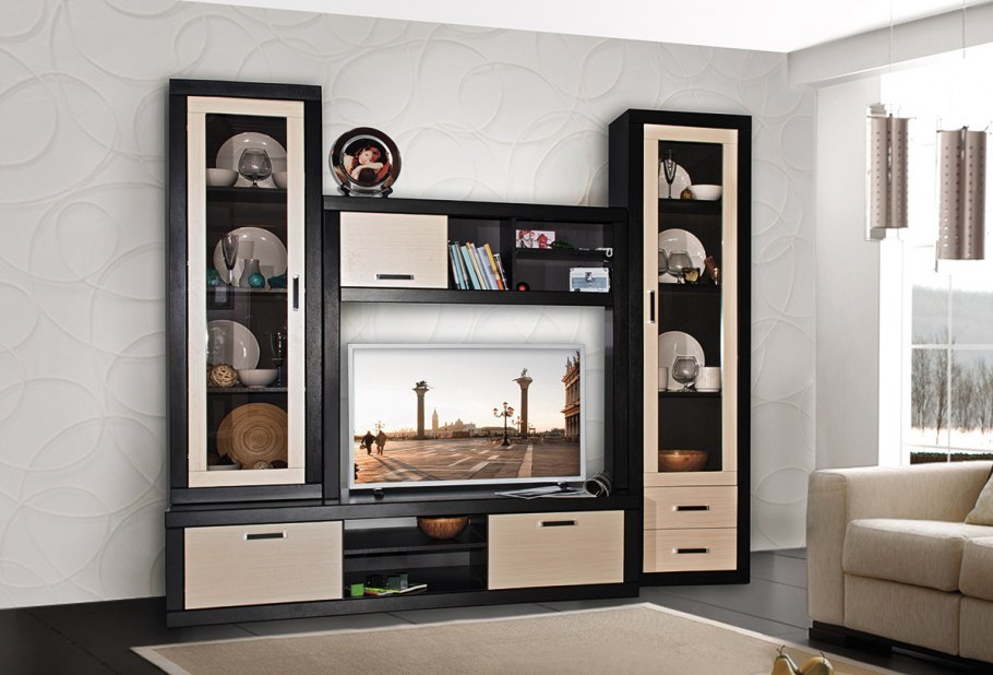 Стенка Vigo 21 белый глянец