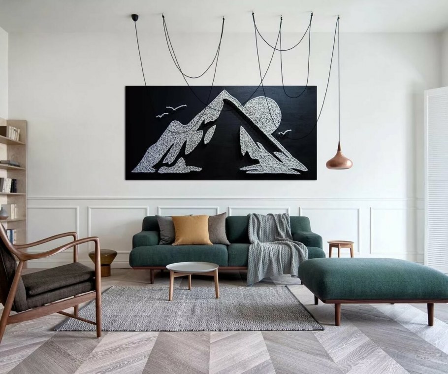 Арт объекты в интерьере квартиры