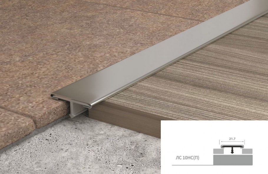 Кварцвинил на лестнице