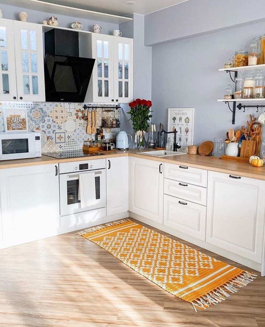 Сканди кухня белая