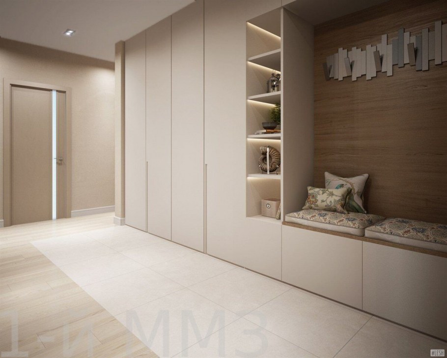 Прихожая с антресолями