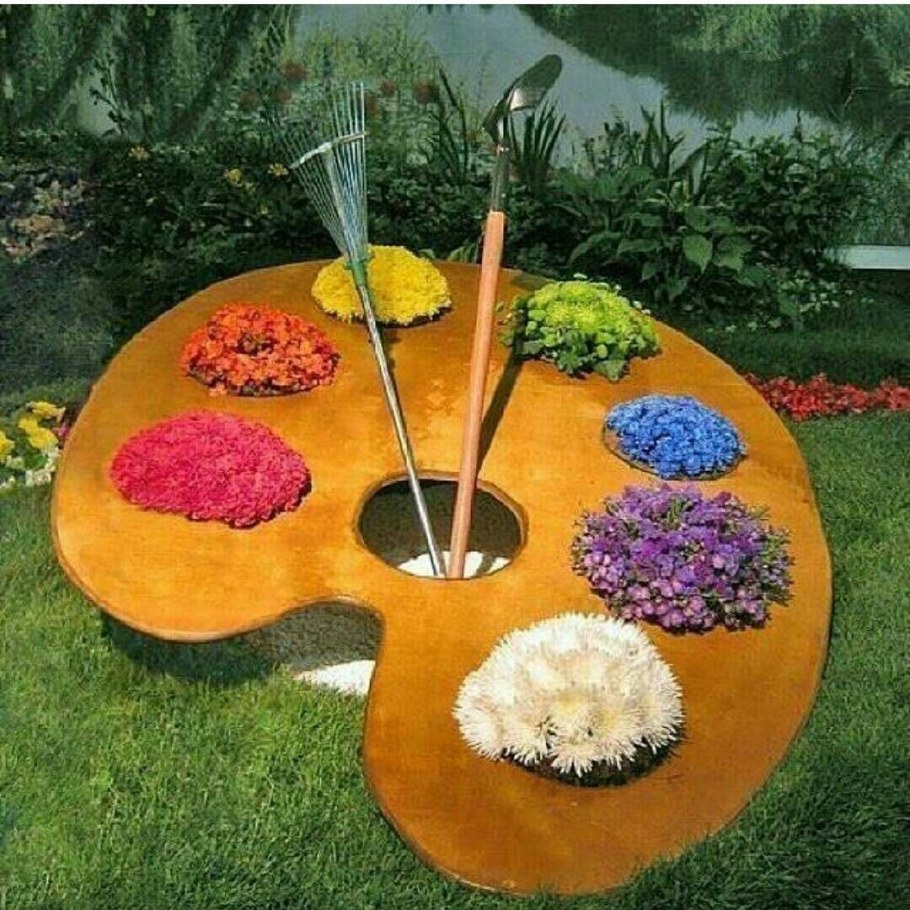 Оригинальные клумбы