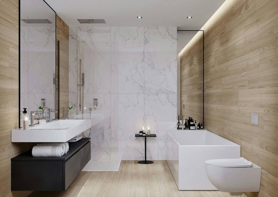 Интерьер ванной комнаты современные тенденции