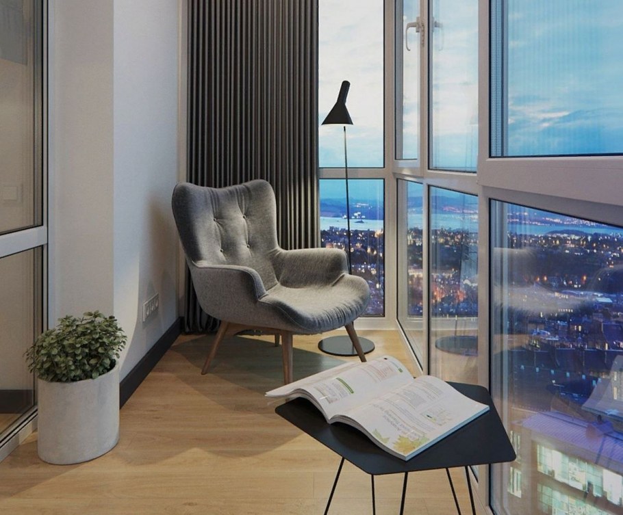 Лоджия с панорамными окнами