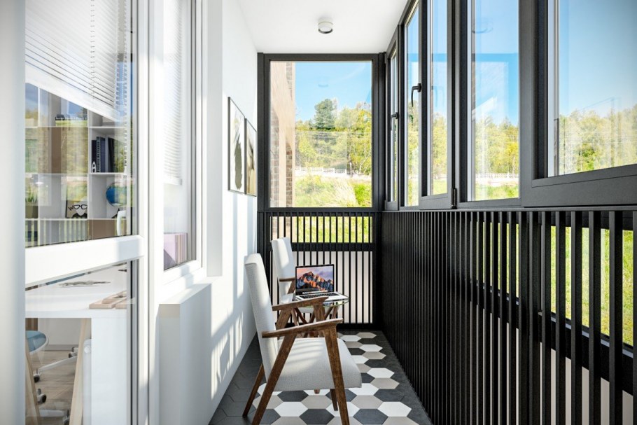 Стеклянная лоджия