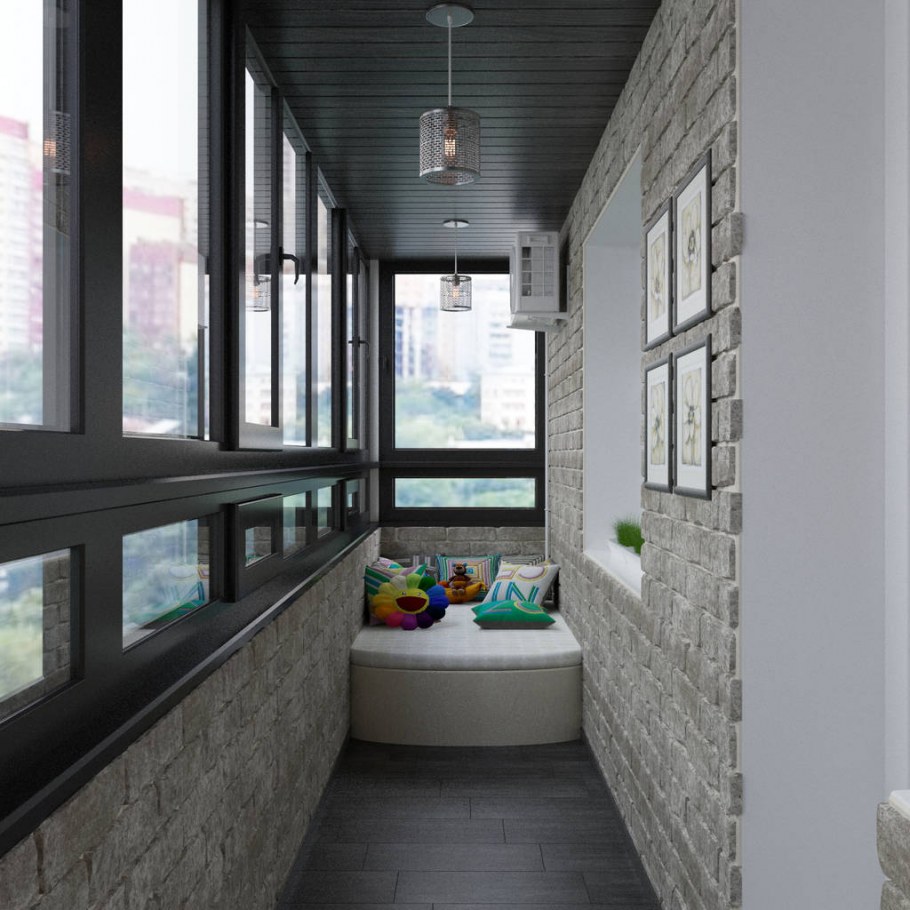 Панорамное остекление балкона