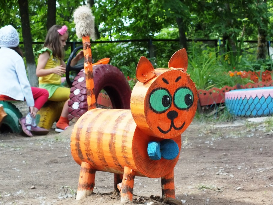 Украшение детской площадки