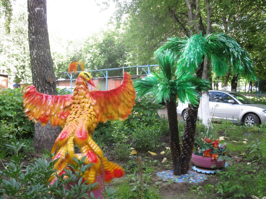 Пчелиный улей из баклажки