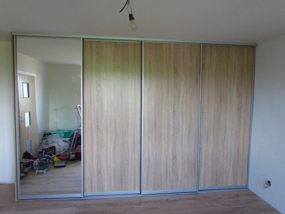 Гостиная Флоренция 5 дуб сонома светлый белый глянец