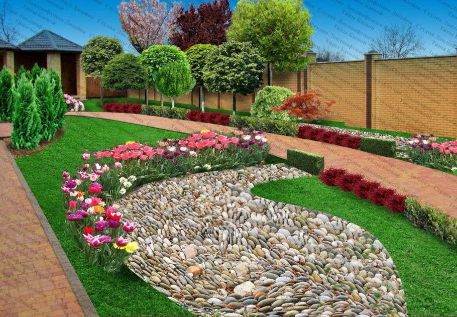 Окаймление клумбы