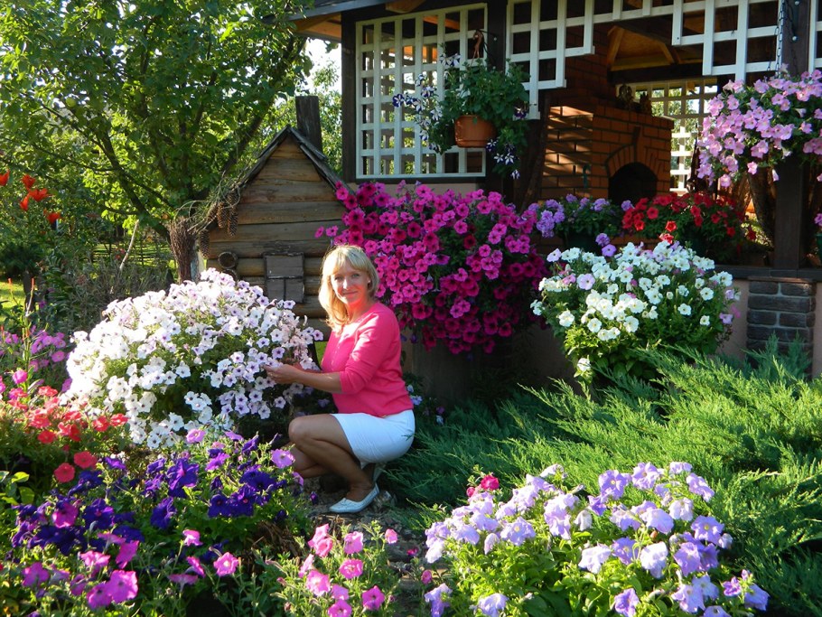 Цветочный уголок на даче