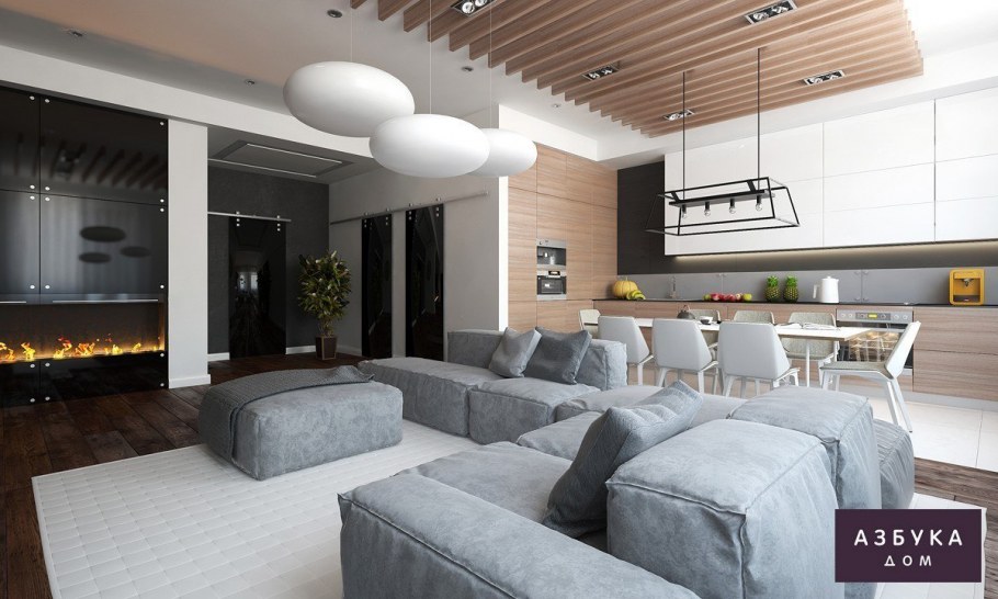 Интерьер дома в современном стиле