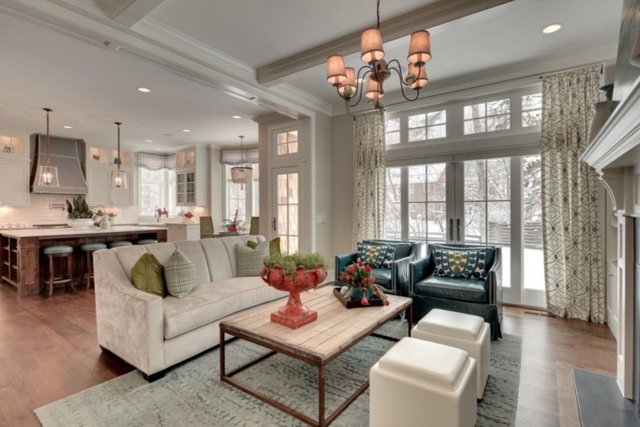 Американский стиль в интерьере