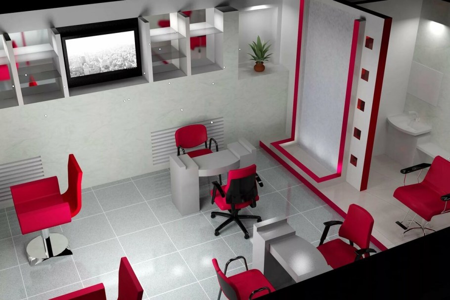 Интерьер парикмахерской