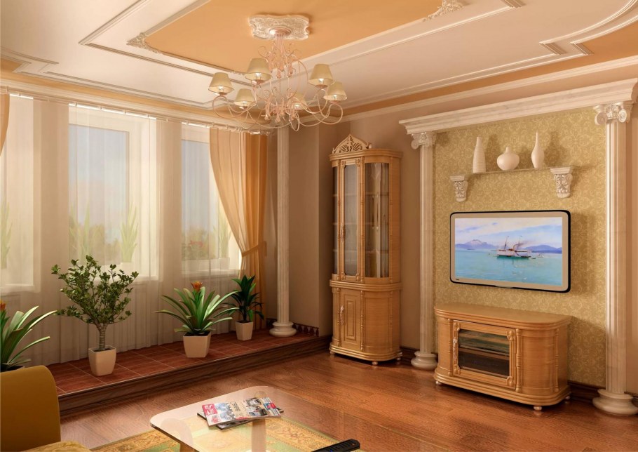 Фальшколонна, пилястры, Капитель