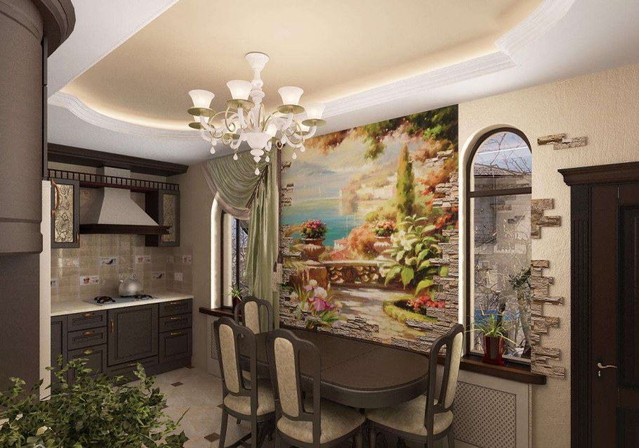 Фрески в современном интерьере Affresco