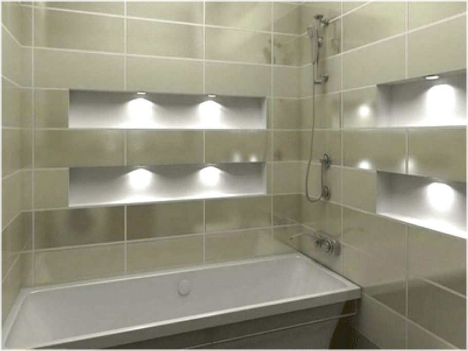 Подсветка под ванной